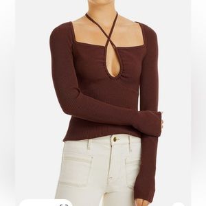 ALC Annabelle Cross Front Top